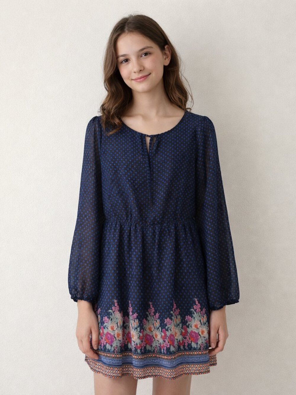 Mudd Floral Geometric Dress Size XL Juniors